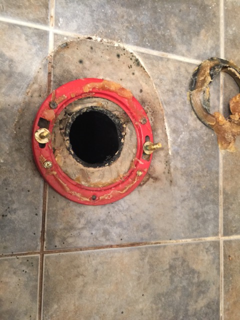 Toilet Flange Before
