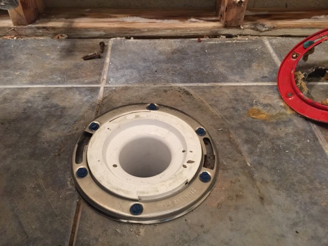 Toilet Flange After